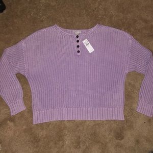 NWT Lavender american eagle sweater